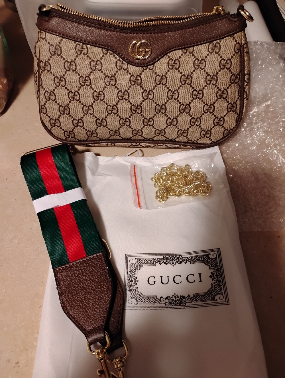 Designer Inspired Crossbody - Picture 2 of 8